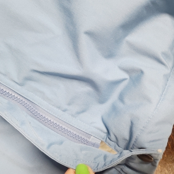 Vintage 80s Blue Sherpa Lined Winter Jacket Windsor Bay 1X Plus - Picture 10 of 15